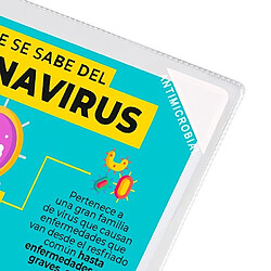 Avis Pochette adhésive A4 Kang Easy Clic antimicrobienne Tarifold - Paquet de 5