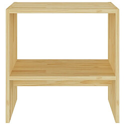 Maison Chic Table de chevet,Table de nuit,Table d'appoint pour salon 40x30,5x40 cm bois de pin massif -MN37844 pas cher