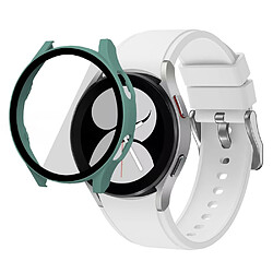 Coque en TPU caoutchouté sensible vert foncé pour votre Samsung Galaxy Watch4 44mm