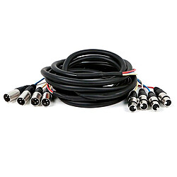 Monoprice 4-Channel XLR Male to XLR Female Snake Cable