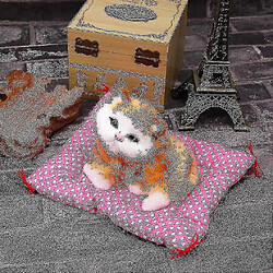 Acheter Universal Nouveau mignon animal analogique poupée peluche dormant chat avec son enfant jouet jouet