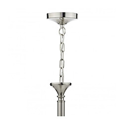 Luminaire Center Suspension Ambassador chrome satiné 8 ampoules