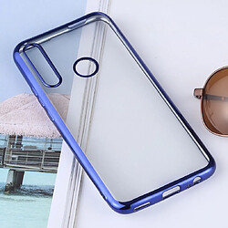 Wewoo Coque Souple Housse de protection arrière en TPU ultra-mince pour Huawei P Smart Z / Y9 Prime bleu foncé