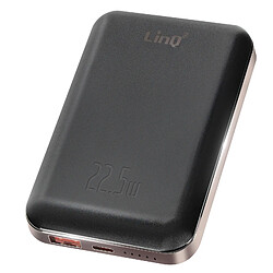 LinQ Batterie Externe 15W MagSafe 10000 mAh Power Delivery 20W Noir