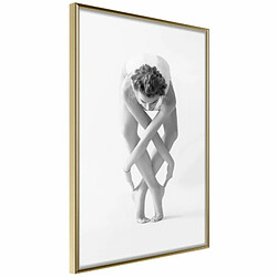 Paris Prix Affiche Murale Encadrée Interlaced Body 20 x 30 cm Or