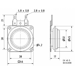 Alpexe VS-EX45S - Haut-parleur (4007540045016) pas cher