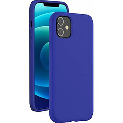 Coque iPhone 12 / 12 Pro Silicone SoftTouch Bleue Bigben