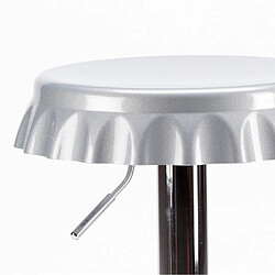 Acheter Superstool Tabouret haut bar et cuisine forme de capsule de bouteille design moderne Dallas | Gris