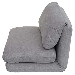 Acheter Mendler Fauteuil-lit HWC-E68, Canapé-lit Fauteuil fonctionnel Fauteuil pliant Fauteuil relax, tissu/textile ~ gris clair