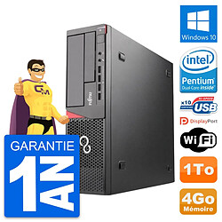 PC Fujitsu Esprimo E720 DT Intel G3220 RAM 4Go Disque Dur 1To Windows 10 Wifi - Occasion