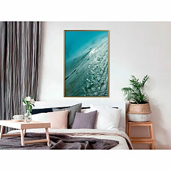 Paris Prix Affiche Murale Encadrée Depth of the Ocean 40 x 60 cm Or