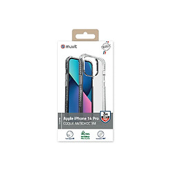 Muvit Coque pour iPhone 14 Pro Renforcée et Antichoc 3M Transparent