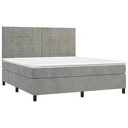 Avis Sommier à lattes,Cadre à lattes de lit pour Adulte matelas et LED Gris clair 160x200 cm -MN30795