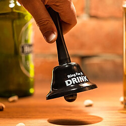 Totalcadeau Clochette noire Ring for a Drink alcool