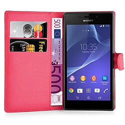 Cadorabo Coque Sony Xperia M2 / M2 AQUA Etui en Rouge