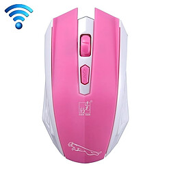 Yonis Souris Sans Fil Rose Ergonomique 1600DPI