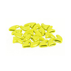 Wewoo Silicone Caps ongles chat - Jaune