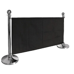 Barrière en toile noire de 1,43 m - Bolero