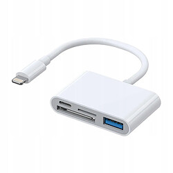 GUPBOO Adaptateur USB Lightning Lecteur de carte SD USB OTG,JL1784