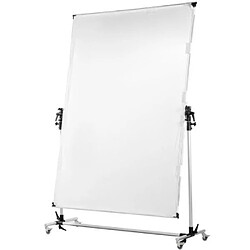 Walimex Pro Diffuseur et réflecteur combinés, utilisation flexible pour un éclairage principal, une lumière d'appoint, des effets ou un fond, idéal pour la photographie de portrait, par ex. pour les prises de vue high-key pas cher