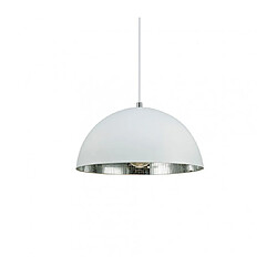 Acheter Luminaire Center Suspension Krista blanc mat 1 ampoule 25cm