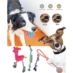 Acheter Jouets de dentition pour chiot, jouets pour chien, jouets à mâcher en peluche pour chiot, jouets interactifs pour chiot contre l'ennui