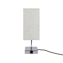 NETTLIFE lampe de table chambre lampe de chevet dimmable - veilleuse tactile blanc chaud E27 avec fonction de chargement USB abat-jour en tissu