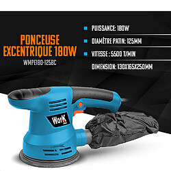 Work Men Ponceuse excentrique 180W - 125MM