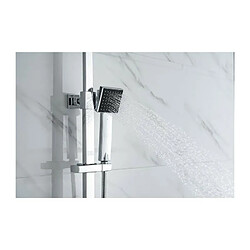 Acheter Colonne de douche - Mitigeur thermostatique - Pomme haute carrée 30x30 cm - OCEANIC - Chrome