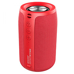 General Haut-parleur Bluetooth portable avec son stéréo 8 W, Bluetooth 5, couplage stéréo sans fil Bassup, haut-parleurs de fête TWS, 12 heures de lecture pour intérieur et extérieur pour iPhone, haut-parleur pour plage, extérieur (rouge)