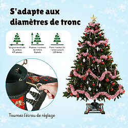 Support d'arbre de Noël Ventray avec réservoir d'eau,base d'arbre en fonte pour arbre artificiel/réel,support d'arbre robuste 34x34x10cm,motif étoile pas cher