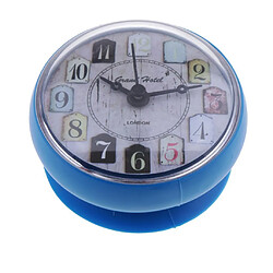 Mini Horloge Murale Ventouse Résistant à L'eau Pour Cuisine Bleu