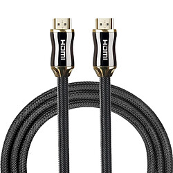 Wewoo Câble 1m métal corps HDMI 2.0 haute vitesse HDMI 19 broches mâle vers HDMI 19 connecteur