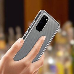 Avis Avizar Coque Samsung Galaxy S20 Silicone Flexible Bumper Résistant Transparent