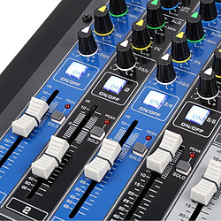 Power Dynamics PDM-S604 Table de mixage 6 canaux DSP MP3 USB Bluetooth pas cher