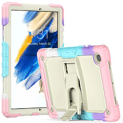 Coque en silicone épaissi avec béquille Camouflage rose pour votre Samsung Galaxy Tab A8 10.5 (2021) X200/X205