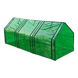 Helloshop26 Serre de jardin 240 x 90 x 90 cm jardinage plastique 1602010