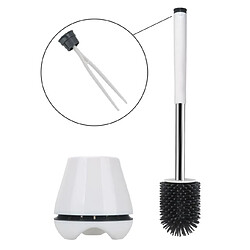 Universal Brosse de toilette Outil de nettoyage à 360 degrés Type 2 Accessoires de salle de bains et Support Set Brosse souple Building Station | Porte-brosse