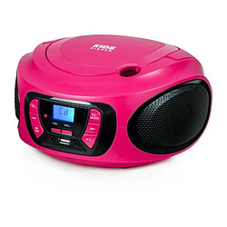 Lecteur radio cd portable BIGBEN INTERACTIVE usb bt rose