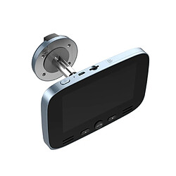 Avis Wewoo Interphone vidéo Visiophone Azur 4.3 pouces Écran 2.0MP caméra de sécurité intelligente sonnette, carte TF de soutien 32Go Max et vision nocturne détection de mouvement Azur