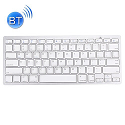 Wewoo Clavier sans fil QWERTY argent pour Windows / iPad / iPhone BK-3001 Bluetooth sans 78 touches ultra-mince