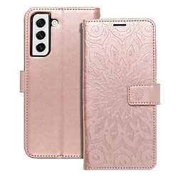 etui forcell mezzo book pour samsung a32 lte ( 4g ) mandala or-rose