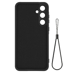 Avizar Coque pour Samsung Galaxy A55 Semi-rigide Mat Anti-traces Dragonne Noir