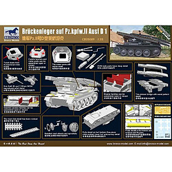 Bronco Models Maquette Char Brückenleger Auf Pz.kpfw. Ii Ausf. D1