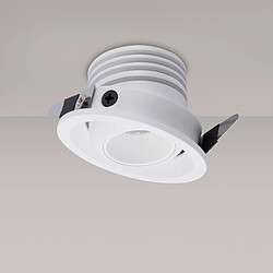 Inspired Neptuno Spot Encastré Mini Pivotant, 3W LED, 4000K, 220lm, Blanc, 3 ans de Garantie