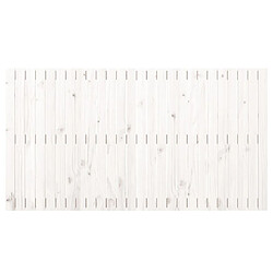 Avis vidaXL Tête de lit murale Blanc 166x3x90 cm Bois massif de pin