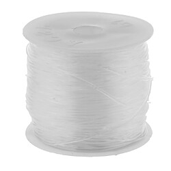 1.0mm fils élastiques stretch perles cordon corde pour fabrication de bijoux noir blanc