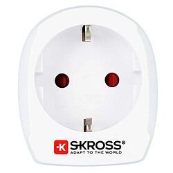 Adaptateur secteur skross europe vers usa blanc