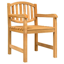 Avis Maison Chic Lot de 8 Chaises de jardin,Fauteuil d'extérieur 58x59x88 cm bois massif de teck -MN43011