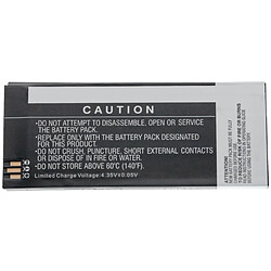 vhbw batterie remplace Cisco 74-102376-01, CP-BATT-8821, GP-S10-374192-010H pour smartphone (2400mAh, 3.8V, Li-Polymère)